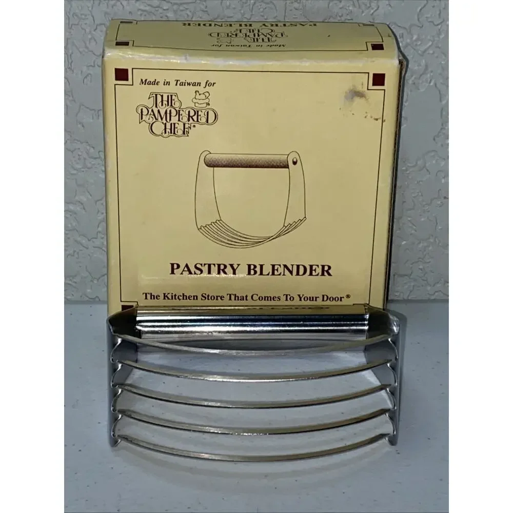 Pampered Chef‎ Pastry Blender Stainless Steel 5 Blade NEW In Open Box